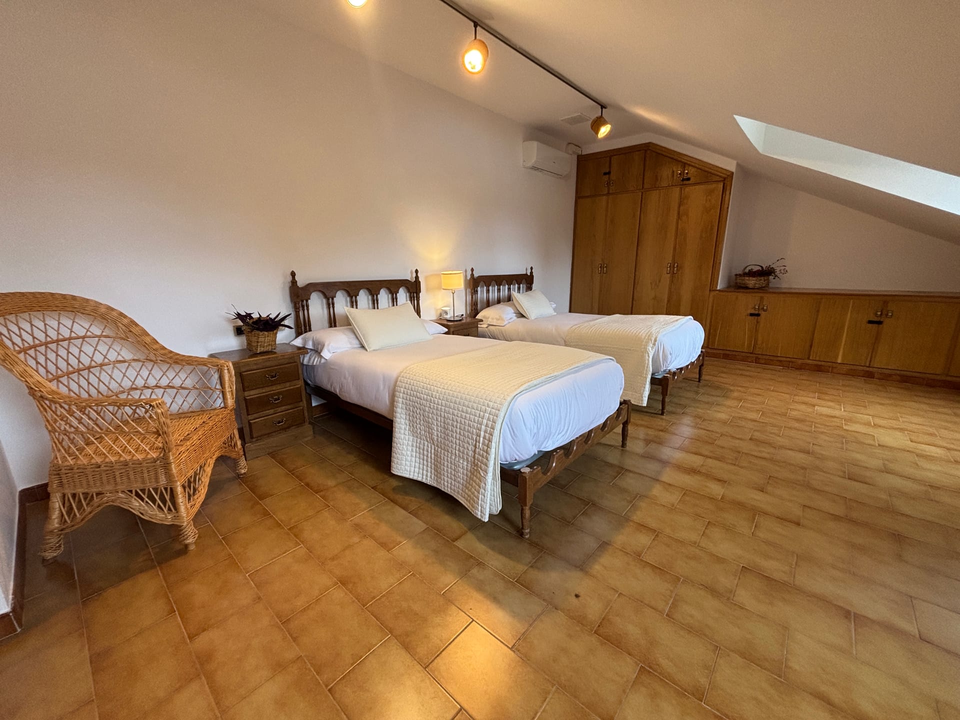 Habitación con dos camas